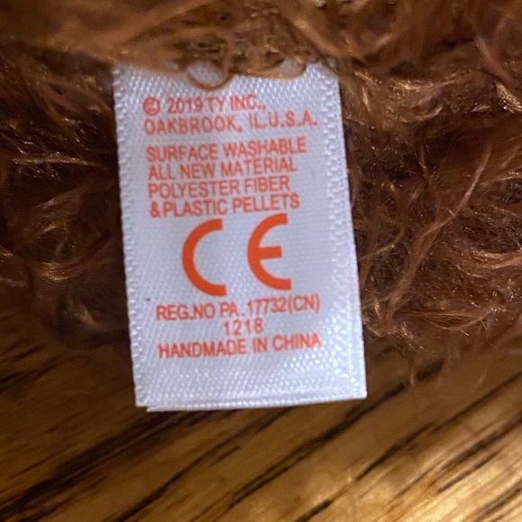 Ty Classic Shaggy 12" Brown Bear - Picture 5 of 6